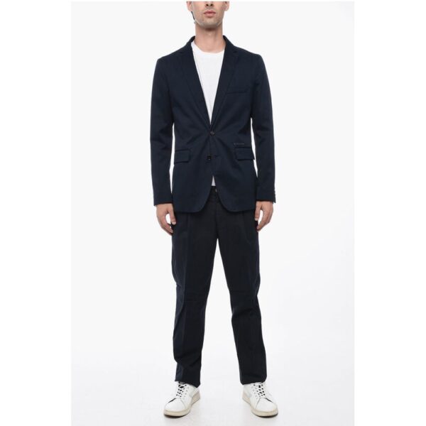 Burberry Single Breasted Blazer With Flap Pockets - Image 4