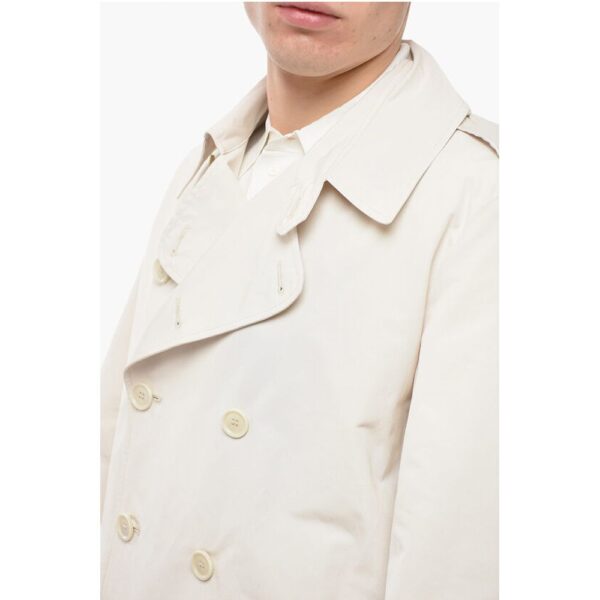 Aspesi Cotton Blend TITANIO Unlined Trench Coat - Image 3