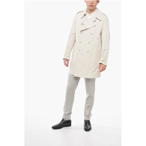 Aspesi Cotton Blend TITANIO Unlined Trench Coat - Image 4