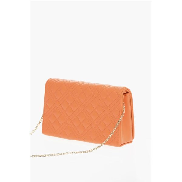Moschino LOVE Quilted Faux Leather Bag with Chain Shoulder Strap - Image 2