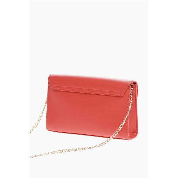 Moschino LOVE Faux Leather Crossbody Bag with Golden Details - Image 2