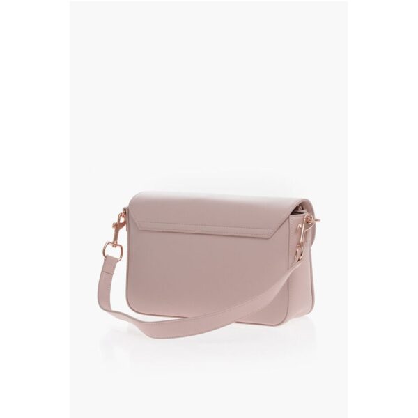 Moschino LOVE Faux Leather Bag with Metal Logo and Removable Shoulder - Image 2