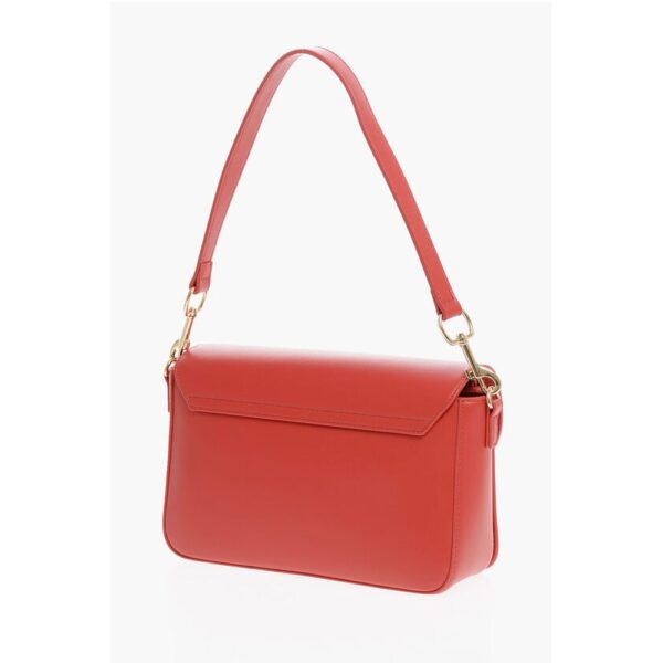 Moschino LOVE Faux Leather Bag with Golden Details and Removable Shou - Image 2