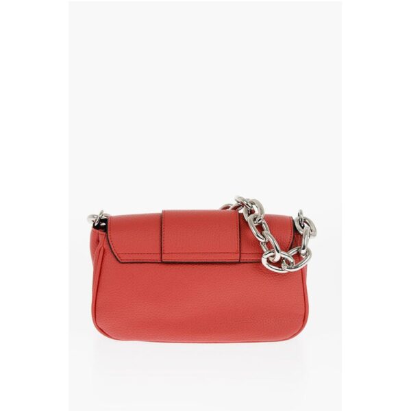 Versace JEANS COUTURE Textured Faux Leather Crossbody Bag with Silve - Image 2