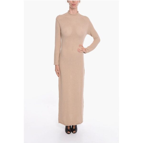 Aeron Viscose-knit SHELA Long Dress with Turtleneck