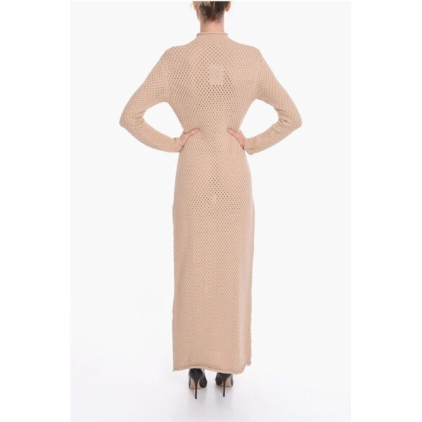 Aeron Viscose-knit SHELA Long Dress with Turtleneck - Image 2