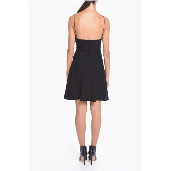 Dsquared² Slip Dress with Decorative Stitching Detail - Image 2
