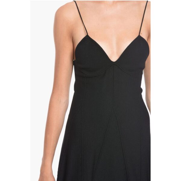 Dsquared² Slip Dress with Decorative Stitching Detail - Image 3