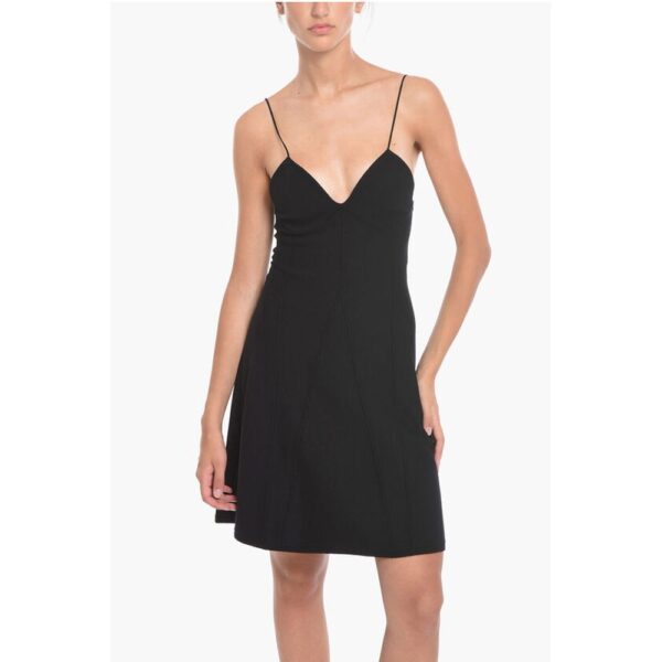 Dsquared² Slip Dress with Decorative Stitching Detail - Image 4