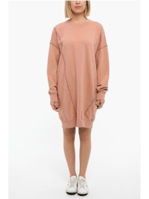 Diesel Brushed-cotton D-ROBBIECUT Sweatshirt-dress