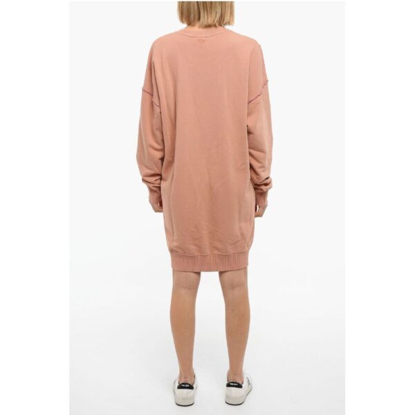 Diesel Brushed-cotton D-ROBBIECUT Sweatshirt-dress - Image 2