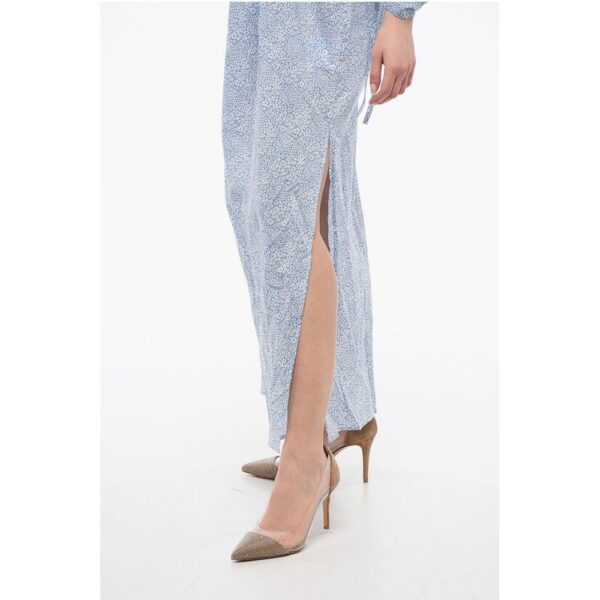 Birgitte Herskind Floral Motif RYAN Dress with Side Slit - Image 4