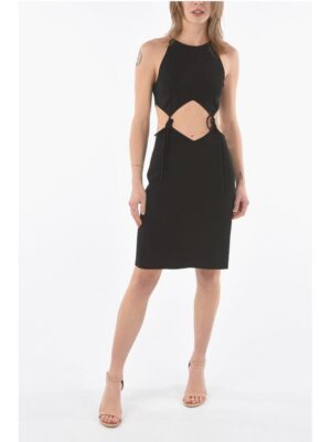 Bottega Veneta Mini Dress with Cut Out Detail with Laces