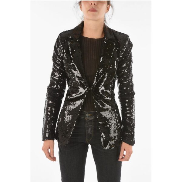 Philipp Plein COUTURE All-Over Flip Over Sequined ANASTASYE Slim Fit Blaze