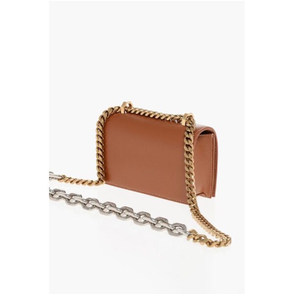 Alexander McQueen Leather JEWELLED SATCHEL Mini Bag with Shoulder Chain - Image 2