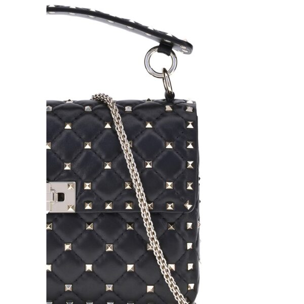 Valentino Garavani Medium Rockstud Spike Shoulder Bag - Image 4