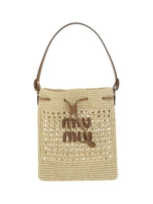 Miu Miu Raffia Handbag