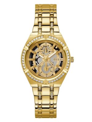 Guess Gold Stainless Steel Watch