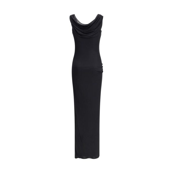 Versace Draped jersey long Dress - Image 2