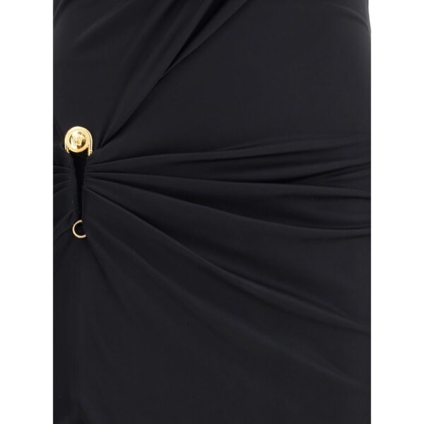 Versace Draped jersey long Dress - Image 3