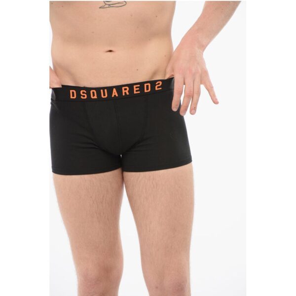 Dsquared² Cotton Boxer With Logoed Waistband - Image 3
