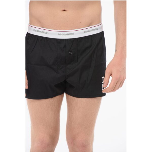Dsquared² Cotton Blend Printed LOVE Boxer - Image 3