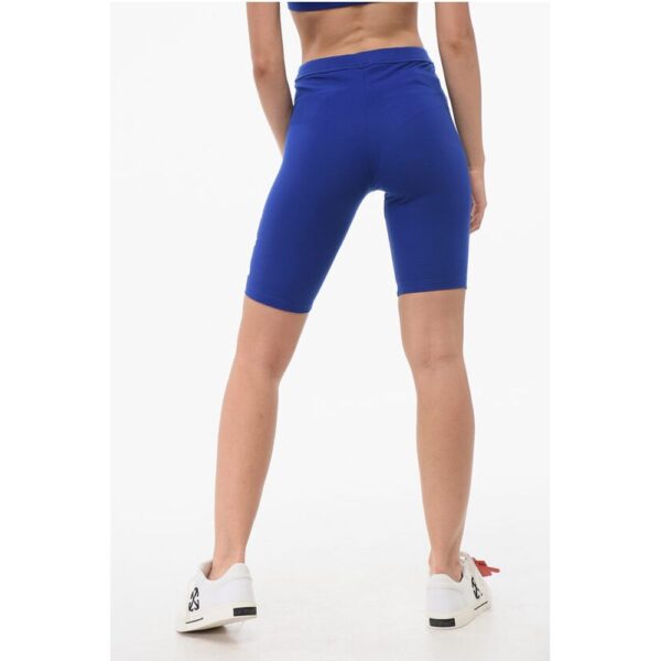 Dsquared² Cotton Stretch Cycling Shorts with Side Logo - Image 2