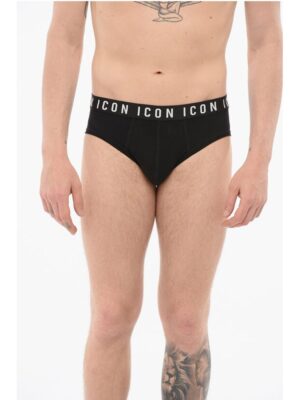 Dsquared² Cotton ICON Slip With Logoed Waistband