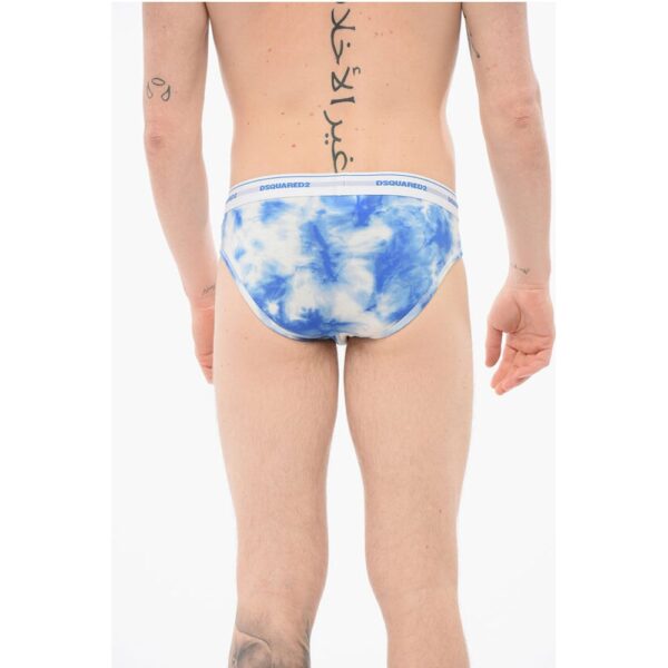 Dsquared² Cotton Slip With Tie Dye Print - Image 2