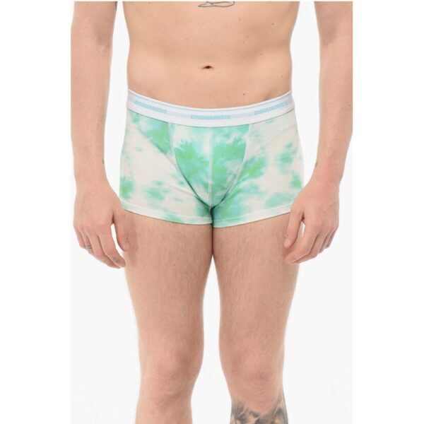 Dsquared² Tie Dye Print Cotton Boxer