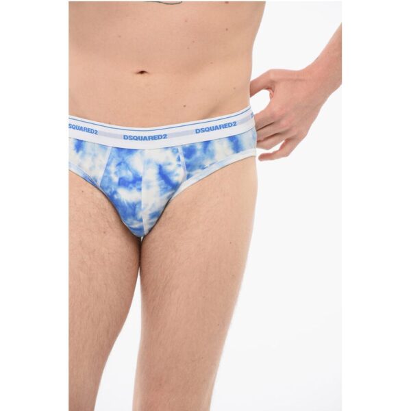 Dsquared² Cotton Slip With Tie Dye Print - Image 3