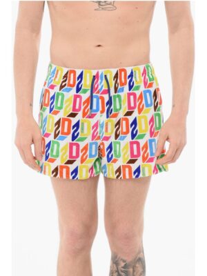 Dsquared² All-Over logo Chenille Swim Shorts