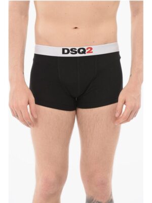 Dsquared² Cotton DSQ2 Boxer With Logoed Waistband