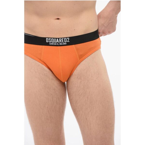 Dsquared² Cotton Slip With Logoed Waistband - Image 3