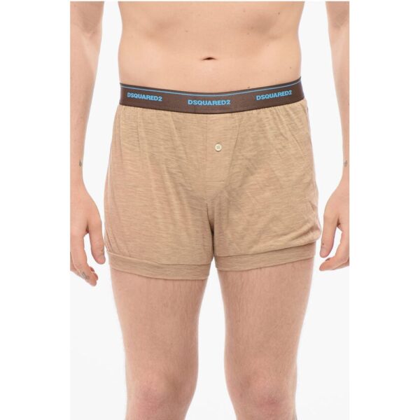 Dsquared² Cotton TRUNK Boxer With Logoed Waistband