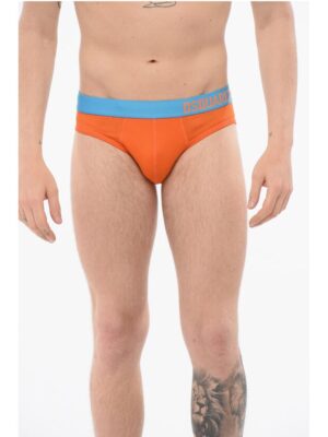Dsquared² Stretchy Slip With Logoed Contrasting Waistband