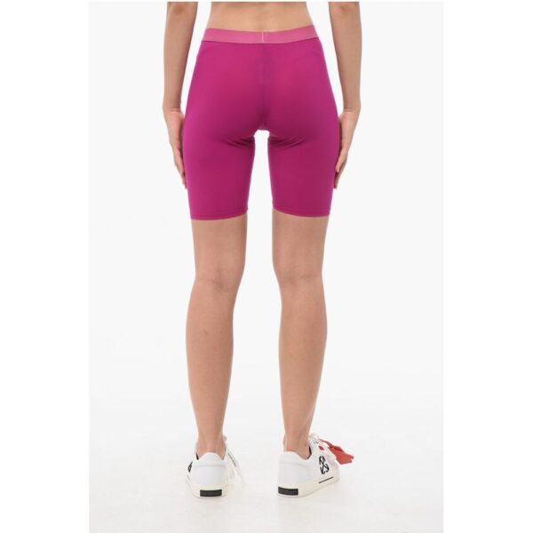 Dsquared² Solid Color Nylon Stretch Cycling Shorts - Image 2