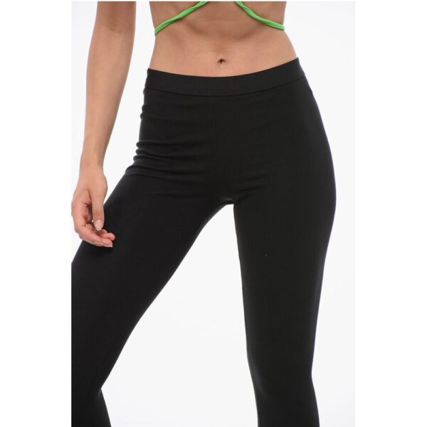 Dsquared² Nylon Stretch Solid Color ICON Leggings - Image 3