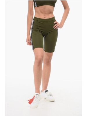 Dsquared² Cotton Stretch Cycling Shorts with Side Logo