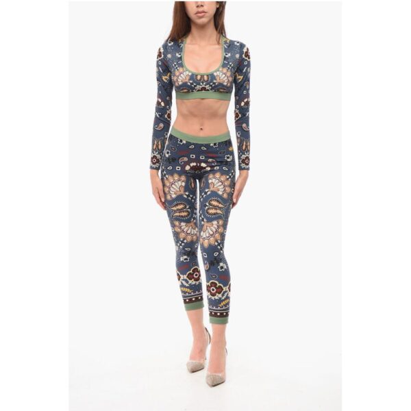 Dsquared² Bandana Motif Underwear Cropped Top - Image 4