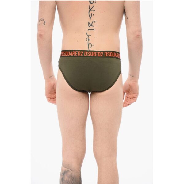 Dsquared² Cotton Slip With Logoed Waistband - Image 2