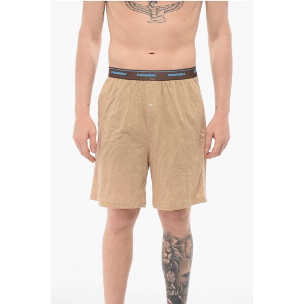 Dsquared² Cotton TRUNK Boxer With Logoed Waistband