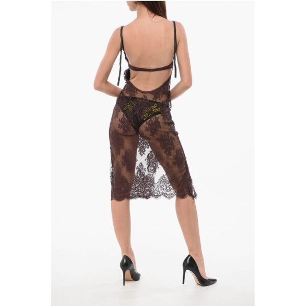 Dsquared² Lace Bareback Petticoat with Padded Bra - Image 2