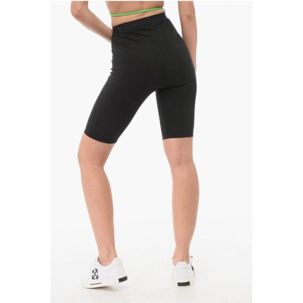 Dsquared² Cotton Stretch Cycling Shorts with Side Logo - Image 2