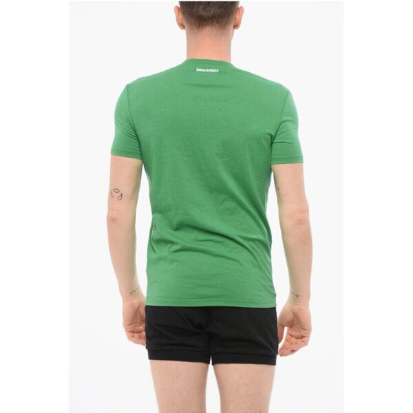 Dsquared² V-Neck Cotton Pajama T-shirt - Image 2