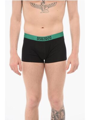 Dsquared² Cotton DSQ2 Boxer With Logoed Waistband