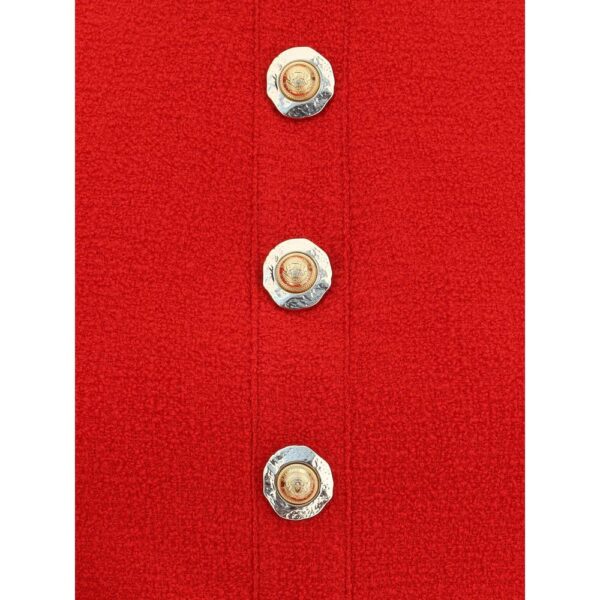 Balmain Bouclé wool crop Top - Image 3