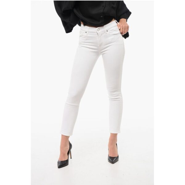 7 For All Mankind Light Wash ROXANNE Slim Fit Jeans 13,5cm