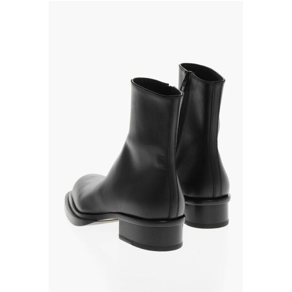 Alexander McQueen Leather Heeled Ankle Boots - Image 2