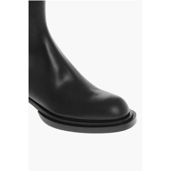 Alexander McQueen Leather Heeled Ankle Boots - Image 4